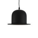 GLOBOSTAR® CHARLO 01214 Vintage Κρεμαστό Φωτιστικό Οροφής με Ντουί 1 x E27 AC 220-240V IP20 - Μαύρο & Χρυσό - Μ26 x Π26 x Υ16cm - Image 5