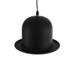 GLOBOSTAR® CHARLO 01214 Vintage Κρεμαστό Φωτιστικό Οροφής με Ντουί 1 x E27 AC 220-240V IP20 - Μαύρο & Χρυσό - Μ26 x Π26 x Υ16cm - Image 7