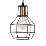 GLOBOSTAR® RYDON 01216 Vintage Φωτιστικό Τοίχου - Απλίκα με Ντουί 1 x E27 AC 220-240V IP20 - Χάλκινο Εφέ Σκουριάς - Μ15 x Π24 x Υ70cm - Image 7