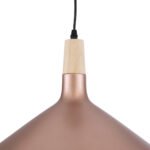 GLOBOSTAR® FELICITA 01223 Μοντέρνο Κρεμαστό Φωτιστικό Οροφής με Ντουί 1 x E27 AC 220-240V IP20 - Χάλκινο & Λευκό - Μ40 x Π40 x Υ30cm - Image 8