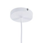 GLOBOSTAR® INGLEY 01225 Μοντέρνο Κρεμαστό Φωτιστικό Οροφής με Ντουί 1 x E27 AC 220-240V IP20 - Λευκό - Μ26 x Π26 x Υ21cm - Image 10