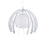 GLOBOSTAR® INGLEY 01225 Μοντέρνο Κρεμαστό Φωτιστικό Οροφής με Ντουί 1 x E27 AC 220-240V IP20 - Λευκό - Μ26 x Π26 x Υ21cm - Image 7