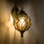 GLOBOSTAR® ETOILE 01227 Vintage Φωτιστικό Τοίχου - Απλίκα με Ντουί 1 x E27 AC 220-240V IP20 - Μπρούτζινο & Μελί - Μ19 x Π21 x Υ34cm - Image 3