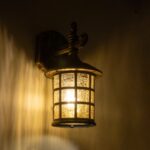 GLOBOSTAR® PHAROS 01228 Vintage Φωτιστικό Τοίχου - Απλίκα με Ντουί 1 x E27 AC 220-240V IP20 - Μπρούτζινο Εφέ Σκουριάς - Μ17 x Π19 x Υ29cm - Image 3