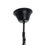 GLOBOSTAR® HAMTINE 01229 Vintage Κρεμαστό Φωτιστικό Οροφής με Ντουί 6 x E27 AC 220-240V IP20 - Μαύρο & Μπεζ - Μ40 x Π40 x Υ92cm - Image 10