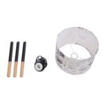 GLOBOSTAR® MAGAZINE 01230 Μοντέρνο Επιτραπέζιο Φωτιστικό Πορτατίφ με Ντουί 1 x E27 AC 220-240V IP20 - Μπεζ & Μαύρο - Μ30 x Π30 x Υ55cm - Image 8