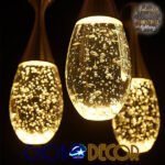 GLOBOSTAR® JADORE 01232 Μοντέρνο Κρεμαστό Φωτιστικό Οροφής LED 5W 400lm 120° AC 220-240V IP20 Θερμό Λευκό 3000K - Lumileds SMD Chip - Χρυσό & Διάφανο - Μ8 x Π8 x Υ26cm - 2 Χρόνια Εγγύηση - Image 12