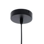 GLOBOSTAR® RUHIEL 01233 Μοντέρνο Κρεμαστό Φωτιστικό Οροφής με Ντουί 1 x E27 AC 220-240V IP20 - Μαύρο & Μπεζ - Μ18 x Π18 x Υ12cm - Image 9