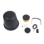 GLOBOSTAR® NUNZIATA 01236 Vintage Κρεμαστό Φωτιστικό Οροφής με Ντουί 1 x E27 AC 220-240V IP20 - Μαύρο & Χρυσό - Μ26 x Π26 x Υ40cm - Image 11