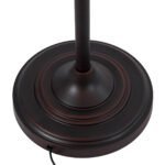 GLOBOSTAR® SILENE 01243 Vintage Επιδαπέδιο Φωτιστικό με Ντουί 1 x E27 AC 220-240V IP20 - Μαύρο & Χρυσό - Μ30 x Π30 x Υ194cm - Image 11