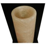 GLOBOSTAR® ODILIA 01245 Vintage Φωτιστικό Τοίχου - Απλίκα με Ντουί 1 x E27 AC 220-240V IP20 - Μαύρο & Μπεζ - Μ10 x Π14 x Υ30cm - Image 4