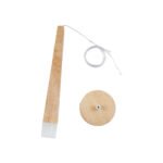 GLOBOSTAR® CALISTA 01252 Μοντέρνο Κρεμαστό Φωτιστικό Οροφής με Ντουί 1 x G4 AC 220-240V IP20 - Μπεζ - Μ4 x Π3 x Υ33cm - Image 10