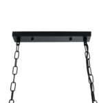 GLOBOSTAR® NEST 01255 Vintage Κρεμαστό Φωτιστικό Οροφής με Ντουί 4 x E27 AC 220-240V IP20 - Mαύρο & Πράσινο - Μ103 x Π34 x Υ36.5cm - Image 10