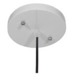 GLOBOSTAR® VALLETE 01256 Μοντέρνο Κρεμαστό Φωτιστικό Οροφής με Ντουί 1 x E27 AC 220-240V IP20 - Λευκό & Μπεζ - Μ45 x Π45 x Υ27cm - Image 7