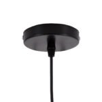 GLOBOSTAR® VILI 01261 Μοντέρνο Κρεμαστό Φωτιστικό Οροφής με Ντουί 1 x E27 AC 220-240V IP20 - Μαύρο & Μπεζ - Μ35 x Π35 x Υ27cm - Image 9