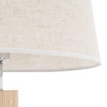 GLOBOSTAR® TRIPOD 01263 Μοντέρνο Επιδαπέδιο Φωτιστικό με Ντουί 1 x E27 AC 220-240V IP20 - Μπεζ - Μ40 x Π40 x Υ143cm - Image 7