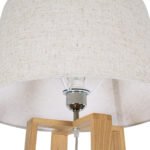 GLOBOSTAR® TOWER 01264 Μοντέρνο Επιδαπέδιο Φωτιστικό με Ντουί 1 x E27 AC 220-240V IP20 - Μπεζ & Λευκό - Μ40 x Π40 x Υ166cm - Image 7