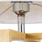 GLOBOSTAR® SQUID 01265 Μοντέρνο Επιτραπέζιο Φωτιστικό Πορτατίφ με Ντουί 1 x E27 AC 220-240V IP20 - Μπεζ - Μ30 x Π30 x Υ63cm - Image 11