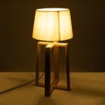 GLOBOSTAR® SQUID 01265 Μοντέρνο Επιτραπέζιο Φωτιστικό Πορτατίφ με Ντουί 1 x E27 AC 220-240V IP20 - Μπεζ - Μ30 x Π30 x Υ63cm - Image 3