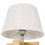 GLOBOSTAR® SQUID 01265 Μοντέρνο Επιτραπέζιο Φωτιστικό Πορτατίφ με Ντουί 1 x E27 AC 220-240V IP20 - Μπεζ - Μ30 x Π30 x Υ63cm - Image 9