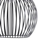 GLOBOSTAR® SCANDI 01266 Μοντέρνο Κρεμαστό Φωτιστικό Οροφής με Ντουί 1 x E27 AC 220-240V IP20 - Μαύρο - Μ38 x Π38 x Υ50cm - Image 9