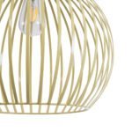 GLOBOSTAR® SCANDI 01267 Vintage Κρεμαστό Φωτιστικό Οροφής με Ντουί 1 x E27 AC 220-240V IP20 - Μπεζ - Μ38 x Π38 x Y50cm - Image 9