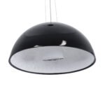 GLOBOSTAR® SERENIA 01270 Μοντέρνο Κρεμαστό Φωτιστικό Οροφής με Ντουί 1 x E27 AC 220-240V IP20 - Μαύρο & Λευκό - Μ60 x Π60 x Υ30cm - Image 6