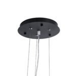 GLOBOSTAR® SERENIA 01272 Μοντέρνο Κρεμαστό Φωτιστικό Οροφής με Ντουί 1 x E27 AC 220-240V IP20 - Μαύρο & Λευκό - Μ90 x Π90 x Υ40cm - Image 10