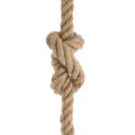 GLOBOSTAR® ROPE 01278 Vintage Κρεμαστό Φωτιστικό Οροφής με Ντουί 1 x E27 AC 220-240V IP20 - Μπεζ - Μ3.5 x Π3.5 x Y100cm - Image 5