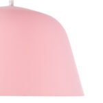 GLOBOSTAR® UPVALE 01284 Μοντέρνο Κρεμαστό Φωτιστικό Οροφής με Ντουί 1 x E27 AC 220-240V IP20 - Ροζ & Λευκό - Μ40 x Π40 x Υ24cm - Image 8