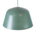 GLOBOSTAR® UPVALE 01285 Μοντέρνο Κρεμαστό Φωτιστικό Οροφής με Ντουί 1 x E27 AC 220-240V IP20 - Πράσινο & Λευκό - Μ40 x Π40 x Υ24cm - Image 7