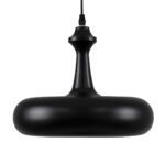 GLOBOSTAR® ROCKFORD 01287-C Μοντέρνο Κρεμαστό Φωτιστικό Οροφής με Ντουί 1 x E27 AC 220-240V IP20 - Μαύρο & Χρυσό - Μ30 x Π30 x Y23cm - Image 4