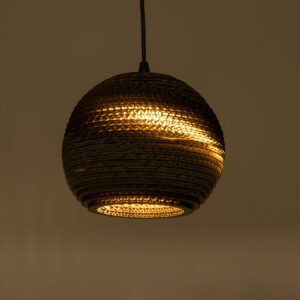 GLOBOSTAR® SANTORINI 01288 Boho Κρεμαστό Φωτιστικό Οροφής με Ντουί 1 x E27 AC 220-240V IP20 - Καφέ - Μ20 x Π20 x Y16cm - Image 4