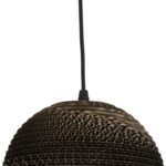 GLOBOSTAR® SANTORINI 01288 Boho Κρεμαστό Φωτιστικό Οροφής με Ντουί 1 x E27 AC 220-240V IP20 - Καφέ - Μ20 x Π20 x Y16cm - Image 7