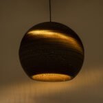 GLOBOSTAR® SANTORINI 01289 Boho Κρεμαστό Φωτιστικό Οροφής με Ντουί 1 x E27 AC 220-240V IP20 - Καφέ - Μ40 x Π40 x Y35cm - Image 3