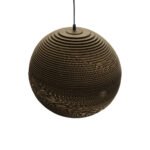 GLOBOSTAR® SANTORINI 01289 Boho Κρεμαστό Φωτιστικό Οροφής με Ντουί 1 x E27 AC 220-240V IP20 - Καφέ - Μ40 x Π40 x Y35cm - Image 7