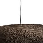 GLOBOSTAR® SANTORINI 01290 Boho Κρεμαστό Φωτιστικό Οροφής με Ντουί 1 x E27 AC 220-240V IP20 - Καφέ - Μ30 x Π30 x Y20cm - Image 8