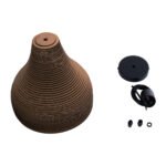 GLOBOSTAR® SANTORINI 01292 Boho Κρεμαστό Φωτιστικό Οροφής με Ντουί 1 x E27 AC 220-240V IP20 - Καφέ - Μ30 x Π30 x Y30cm - Image 11