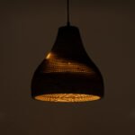 GLOBOSTAR® SANTORINI 01292 Boho Κρεμαστό Φωτιστικό Οροφής με Ντουί 1 x E27 AC 220-240V IP20 - Καφέ - Μ30 x Π30 x Y30cm - Image 3