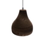 GLOBOSTAR® SANTORINI 01292 Boho Κρεμαστό Φωτιστικό Οροφής με Ντουί 1 x E27 AC 220-240V IP20 - Καφέ - Μ30 x Π30 x Y30cm - Image 7