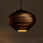 GLOBOSTAR® SANTORINI 01293 Boho Κρεμαστό Φωτιστικό Οροφής με Ντουί 1 x E27 AC 220-240V IP20 - Καφέ - Μ30 x Π30 x Y20cm - Image 3