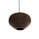 GLOBOSTAR® SANTORINI 01293 Boho Κρεμαστό Φωτιστικό Οροφής με Ντουί 1 x E27 AC 220-240V IP20 - Καφέ - Μ30 x Π30 x Y20cm - Image 6