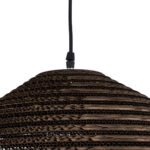 GLOBOSTAR® SANTORINI 01293 Boho Κρεμαστό Φωτιστικό Οροφής με Ντουί 1 x E27 AC 220-240V IP20 - Καφέ - Μ30 x Π30 x Y20cm - Image 8