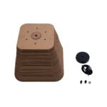 GLOBOSTAR® SANTORINI 01295 Boho Κρεμαστό Φωτιστικό Οροφής με Ντουί 1 x E27 AC 220-240V IP20 - Καφέ - Μ38 x Π38 x Υ30cm - Image 11