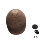 GLOBOSTAR® SANTORINI 01296 Boho Κρεμαστό Φωτιστικό Οροφής με Ντουί 1 x E27 AC 220-240V IP20 - Καφέ - Μ35 x Π35 x Υ40cm - Image 11