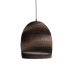 GLOBOSTAR® SANTORINI 01296 Boho Κρεμαστό Φωτιστικό Οροφής με Ντουί 1 x E27 AC 220-240V IP20 - Καφέ - Μ35 x Π35 x Υ40cm - Image 5