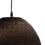 GLOBOSTAR® SANTORINI 01296 Boho Κρεμαστό Φωτιστικό Οροφής με Ντουί 1 x E27 AC 220-240V IP20 - Καφέ - Μ35 x Π35 x Υ40cm - Image 8