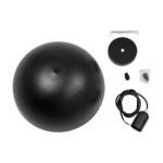 GLOBOSTAR® SOLANA 01301 Μοντέρνο Κρεμαστό Φωτιστικό Οροφής με Ντουί 1 x E27 AC 220-240V IP20 - Μαύρο & Χρυσό - Μ30 x Π30 x Υ15cm - Image 10