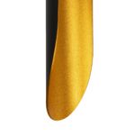 GLOBOSTAR® ESTERINA 01302 Μοντέρνο Φωτιστικό Τοίχου - Απλίκα με Ντουί 2 x E27 AC 220-240V IP20 - Μαύρο & Χρυσό - Μ5.5 x Π8 x Υ60cm - Image 7