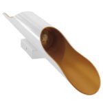 GLOBOSTAR® ESTERINA 01303 Μοντέρνο Φωτιστικό Τοίχου - Απλίκα με Ντουί 2 x E27 AC 220-240V IP20 - Λευκό & Χρυσό - Μ5.5 x Π8 x Υ60cm - Image 5